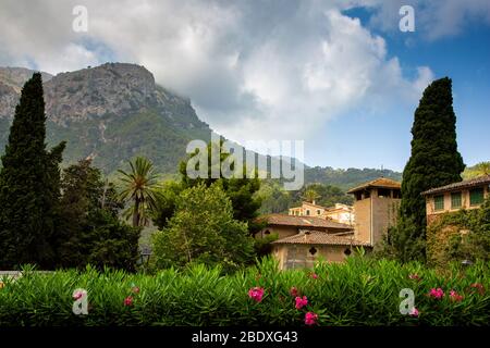 Paysage créatif de Deia, Majorque Banque D'Images