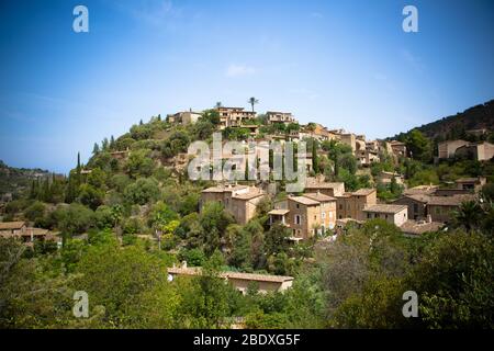 Paysage créatif de Deia, Majorque Banque D'Images