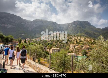 Paysage créatif de Deia, Majorque Banque D'Images