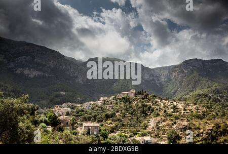 Paysage créatif de Deia, Majorque Banque D'Images