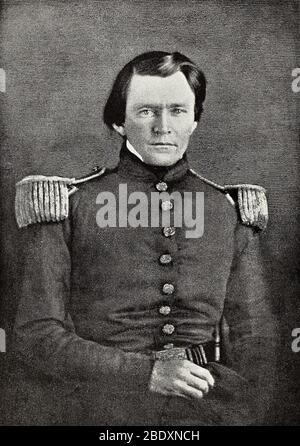 Ulysses S. Grant comme jeune soldat, 1843 Banque D'Images