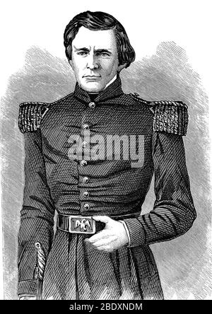 Ulysses S. Grant comme jeune soldat, 1843 Banque D'Images