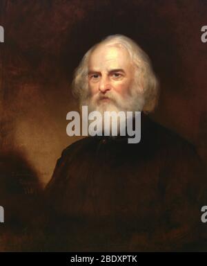 Henry Wadsworth Longfellow, poète américain Banque D'Images