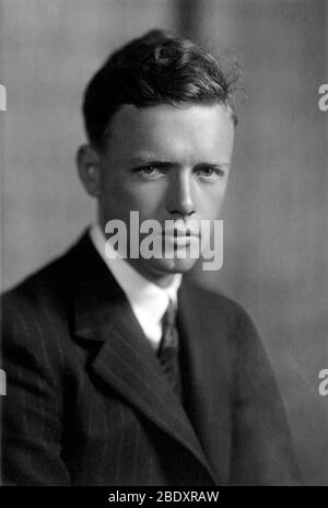 Charles Lindbergh, aviateur américain Banque D'Images