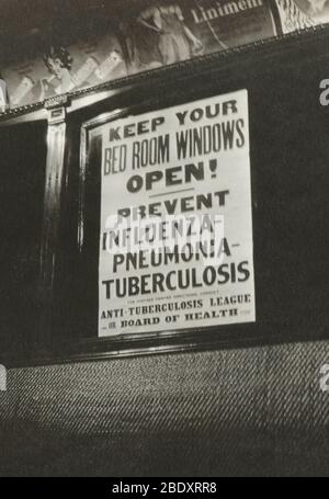 Pandémie de grippe espagnole, 1918 Banque D'Images