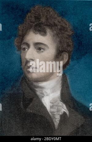 Robert Southey, poète anglais Banque D'Images