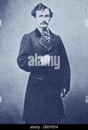 John Wilkes Booth, l'Assassin Américain Banque D'Images