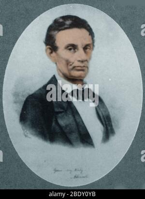 Abraham Lincoln, 16e président des États-Unis Banque D'Images