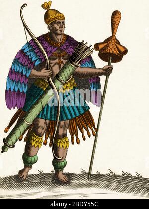 Atahualpa, dernier empereur de l'Empire Inca Banque D'Images