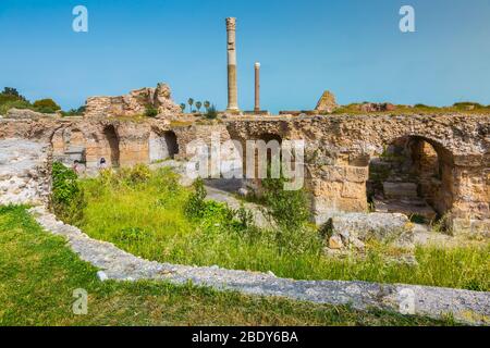 Ruines romaines. Banque D'Images