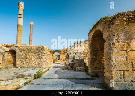 Ruines romaines. Banque D'Images