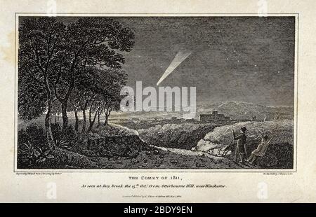 Grand Comet de 1811 Banque D'Images