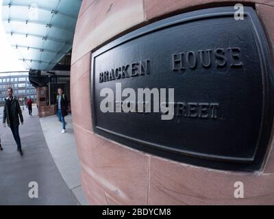 Extérieur Bracken maison siège de Nikkei et le Financial Times Londres Banque D'Images