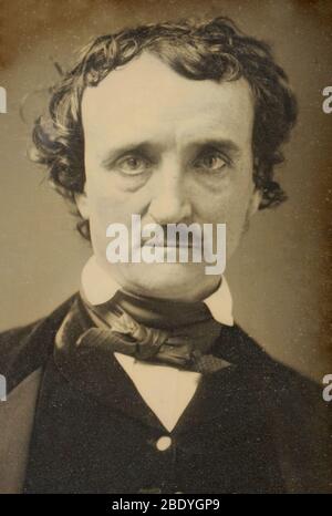 Edgar Poe, l'auteur américaine Banque D'Images