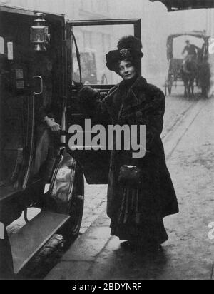 Emmeline Pankhurst, suffragette anglaise Banque D'Images