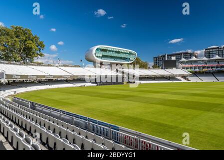 Lord's Cricket Ground, Londres, Royaume-Uni Banque D'Images