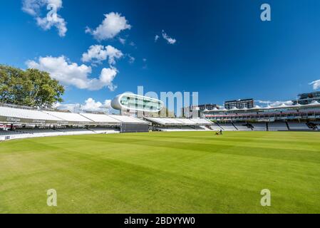 Lord's Cricket Ground, Londres, Royaume-Uni Banque D'Images