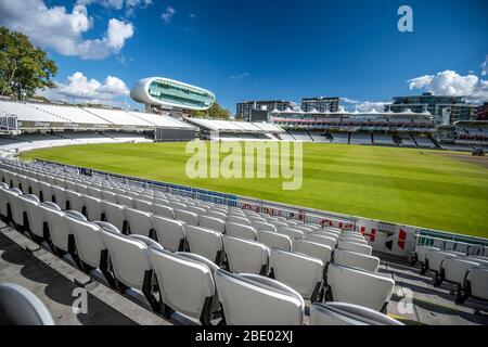 Lord's Cricket Ground, Londres, Royaume-Uni Banque D'Images