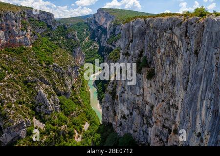 Canyon du Verdon. Parc national de Mercantour. Alpes de Haute Provence Banque D'Images