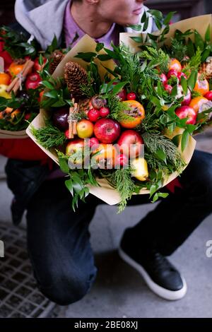 bouquets de fruits à fruits mélangés Banque D'Images