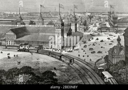 Exposition universelle à Philadelphie. Banque D'Images