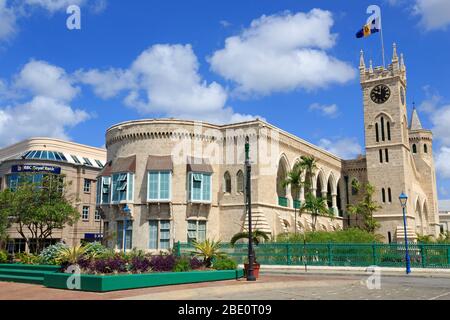 Bâtiment du Parlement,Bridgetown,Barbade,Caraïbes Banque D'Images