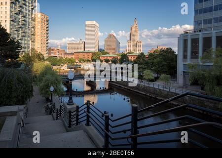 Timbres de Providence Rhode Island Banque D'Images