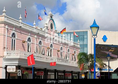Colonnade historique,Bâtiment,Bridgetown Barbade, Caraïbes Banque D'Images