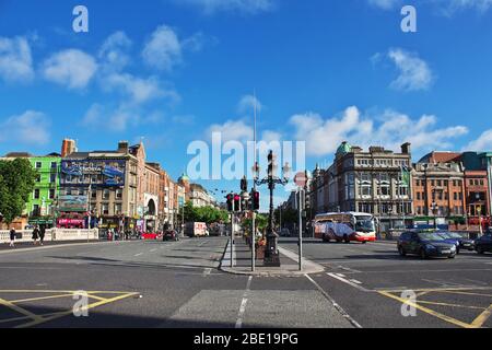 Dublin / Irlande - 03 août 2013 : la rue vintage, Dublin, Irlande Banque D'Images