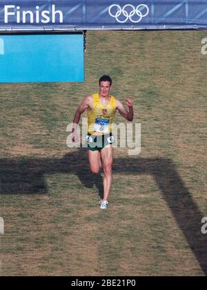 Andjus Tsadneprovskis est un pentathlete lituanien, un monde à deux reprises et autrefois un champion européen moderne de pentathlon. Médaillée olympique. Banque D'Images