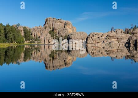 Paysage pittoresque du lac Sylvan Banque D'Images