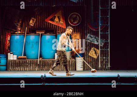 Stomp pendant Stomp, Gran Teatro Geox, Padoue, Italie, 12 nov. 2019 Banque D'Images