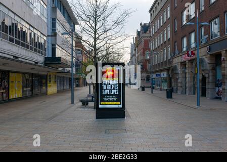 Hull, Royaume-Uni, pendant l'éclosion de coronavirus Banque D'Images