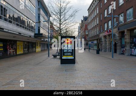 Hull, Royaume-Uni, pendant l'éclosion de coronavirus Banque D'Images