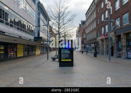 Hull, Royaume-Uni, pendant l'éclosion de coronavirus Banque D'Images