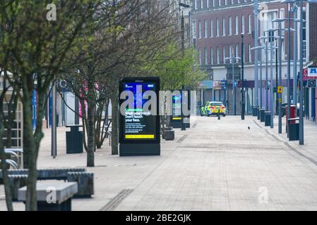 Hull, Royaume-Uni, pendant l'éclosion de coronavirus Banque D'Images