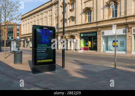 Hull, Royaume-Uni, pendant l'éclosion de coronavirus Banque D'Images