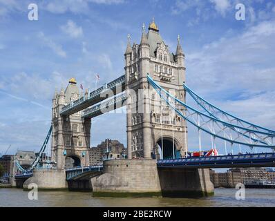 Tower Bridge à Londres, Royaume-Uni Banque D'Images