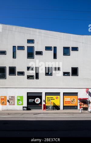 Hermodsgade 3, conçu par Arkidé (2011), Copenhague, Danemark Banque D'Images