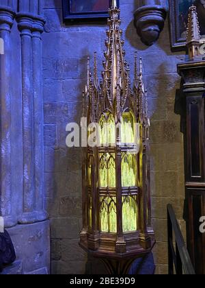 Bureau d'Albus Dumbledore - visite des studios Harry Potter de la WB Banque D'Images