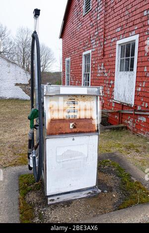 Un ancien bâtiment abandonné à l'école Fernald de Templeton, ma Banque D'Images