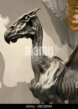 Thestral - Harry Potter WB Studio Tour Banque D'Images