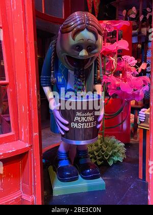 Wheezes de Weasleys - Harry Potter WB Studio Tour Banque D'Images