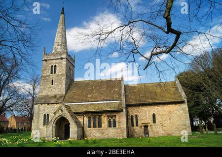 Royaume-Uni, Yorkshire du Sud, Doncaster, Marr, église St Helen Banque D'Images