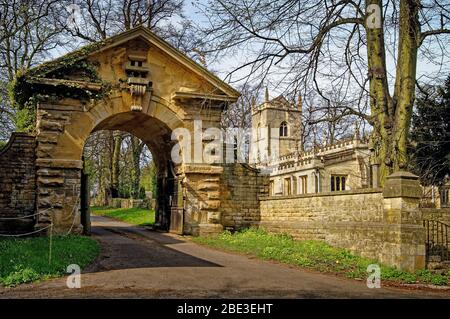 Royaume-Uni, Yorkshire du Sud, Doncaster, Hickleton, Église St Wifrrid Banque D'Images