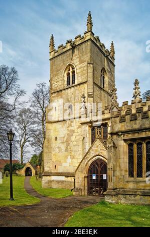 Royaume-Uni, Yorkshire du Sud, Doncaster, Hickleton, Église St Wifrrid Banque D'Images