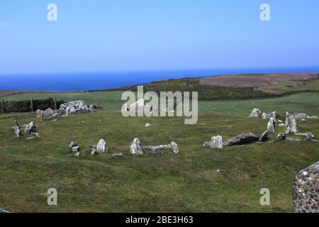 Mull (Meayll) Circle - Ile de Man Banque D'Images