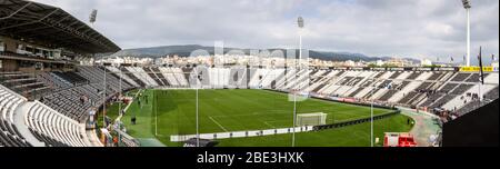Le stade de football de POK Thessalonique dans le quartier de Toumba, Thessalonique, Grèce. Banque D'Images