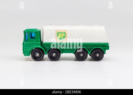 Lesney Products Matchbox modèle jouet voiture 1-75 série n°32 Leyland essence Tanker Banque D'Images