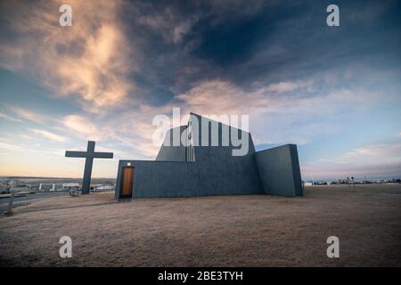 Église de Blonduos Blonduoskirkja en Islande Banque D'Images